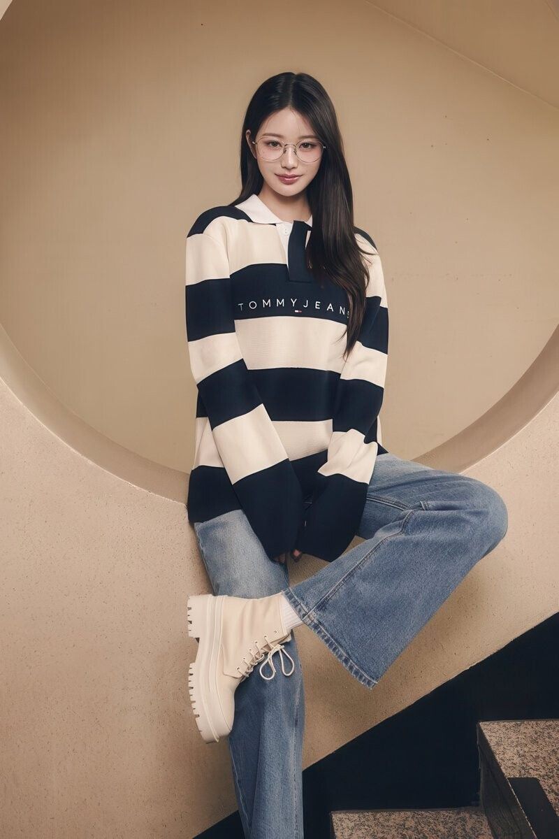 10 Ide OOTD Denim ala Wonyoung IVE, Modis Kekinian!