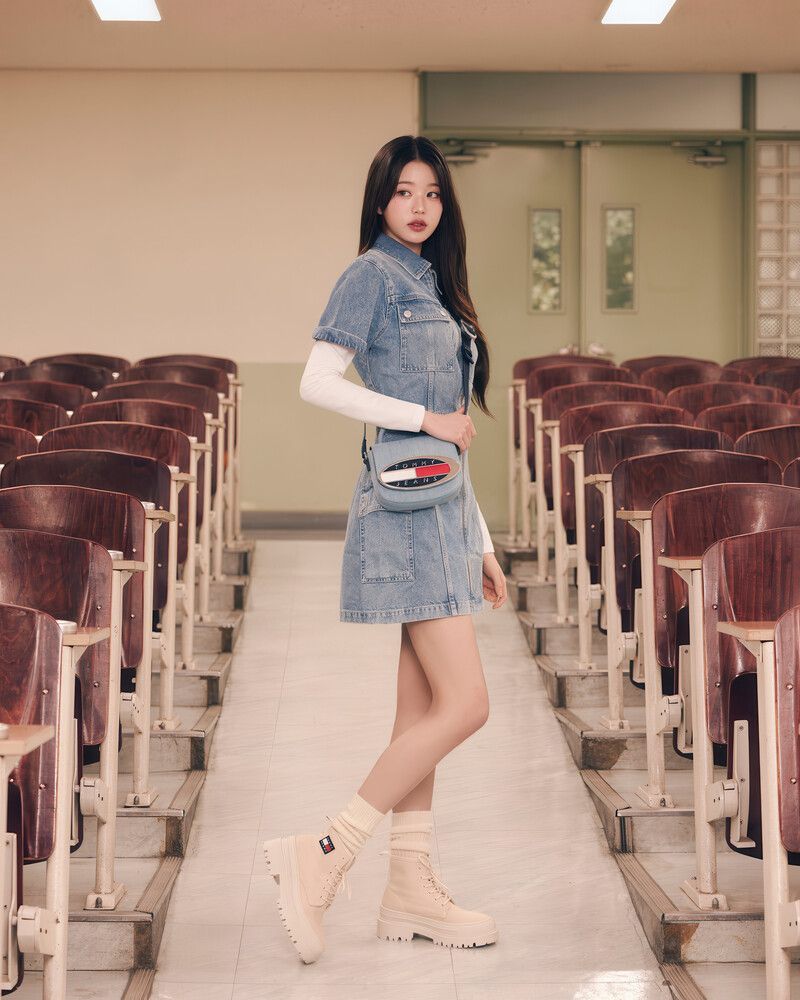 10 Ide OOTD Denim ala Wonyoung IVE, Modis Kekinian!