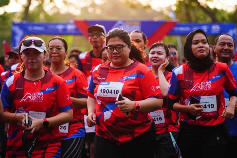 Seribu Pehobi Lari Jelajahi 6 Km Lereng Merapi