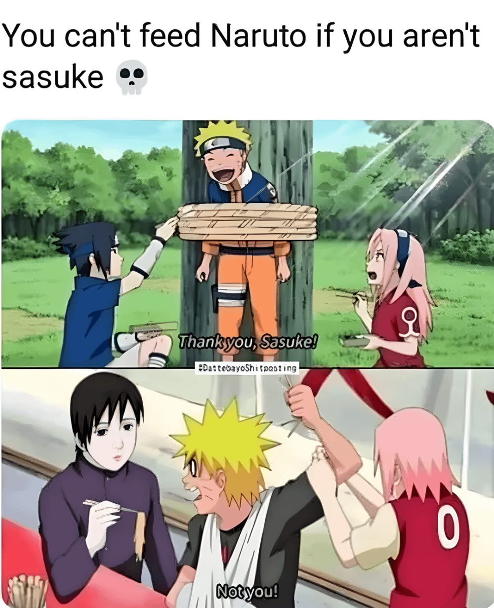 7 Meme Lucu Sai dari Seri Naruto, Malah Gambar Saitama?