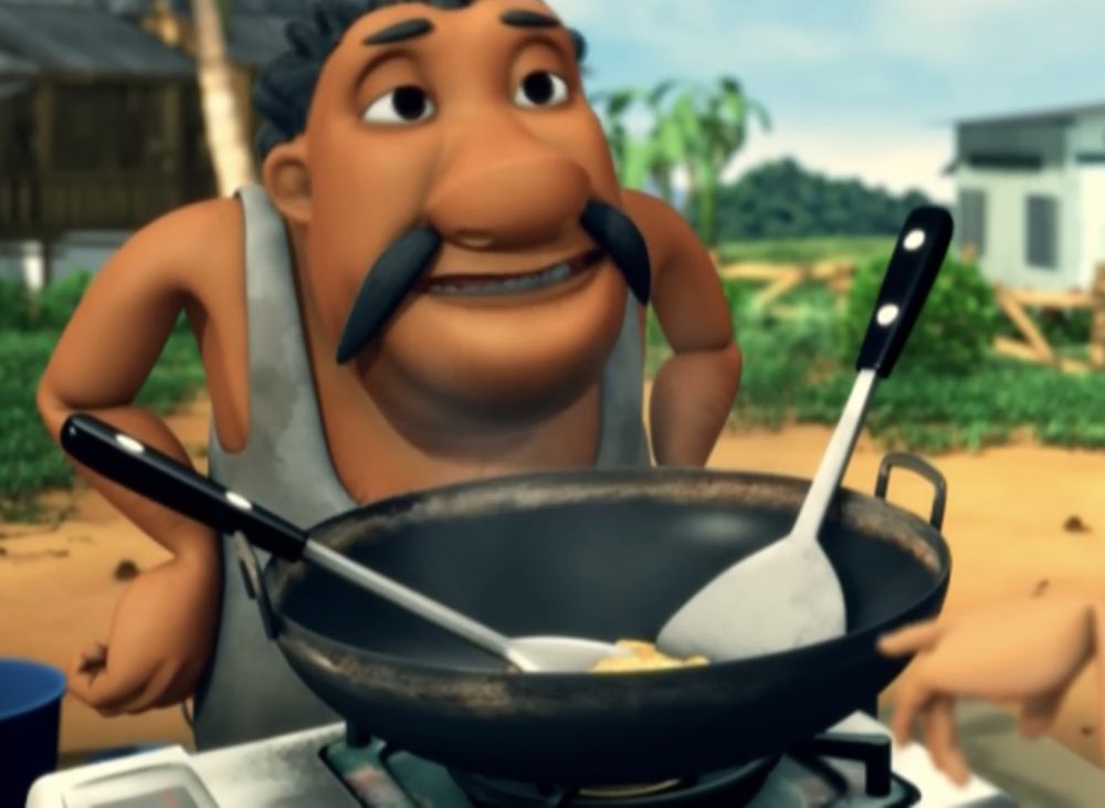 6 Fakta Uncle Muthu di Upin Ipin, Sahabat Masa Kecil Tok Dalang