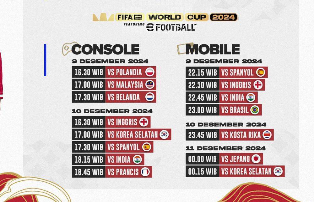 Cara Nonton Timnas Esports Indonesia di FIFAe World Cup 2024