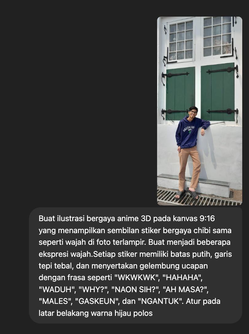 Cara Bikin Stiker WA Pakai ChatGPT, Bisa Langsung Share ke Grup!
