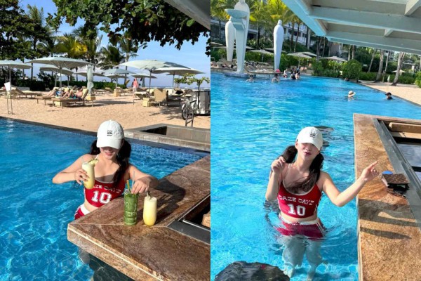 Jo Hyunah Urban Zakapa Nikmati Liburan Santai di Bali: 7 Potret Keindahan dan Kesenangan Berenang!