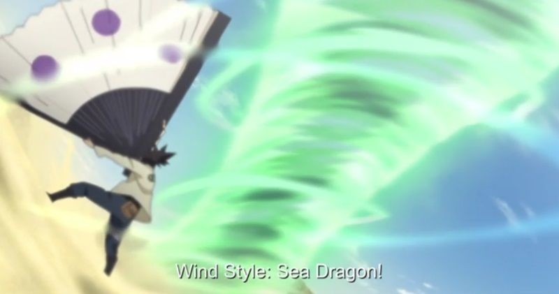 kekuatan angin shikadai - sea dragon