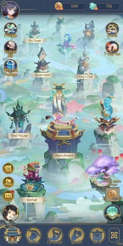 Review Ode to Heroes: Idle Game Oriental, Bisa Main sama Sarah Viloid!