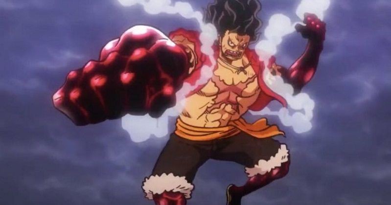 review one piece stampede - snakeman luffy