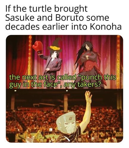 Kocak, Ini Kumpulan Meme Sasuke dan Boruto di Alur Perjalanan Waktu!