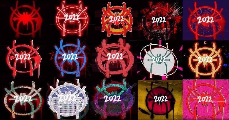 spider-man: into the spider-verse 2022 logo