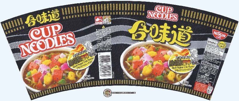 Nissin cup Noodles Black Pepper Crab