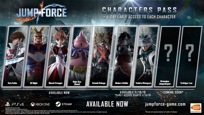 Madara dan Hitsugaya Hadir di Jump Force 19 November 2019!