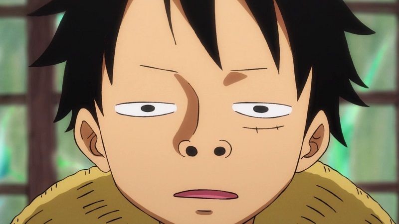 One Piece - Luffy dumb face