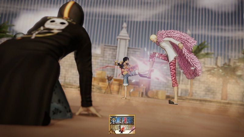 One Piece Pirate Warriors 4 - Doflamingo Luffy Law