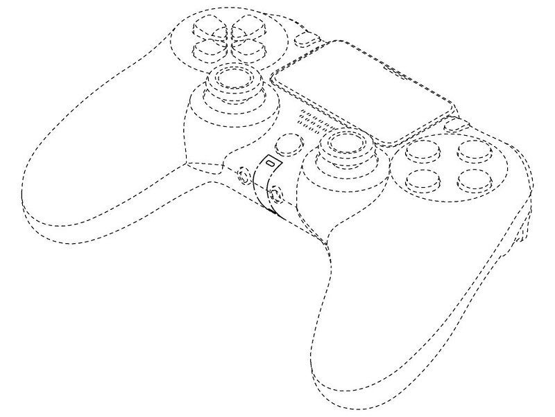 inikah desain controller PS5 - samping