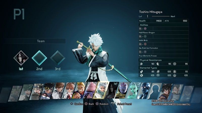 Toshiro Hitsugaya jump force