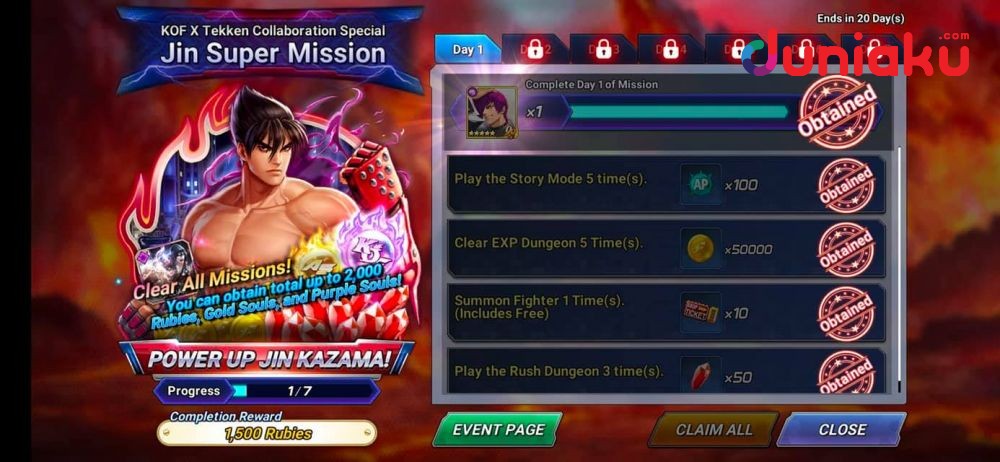 Jin Kazama Mission