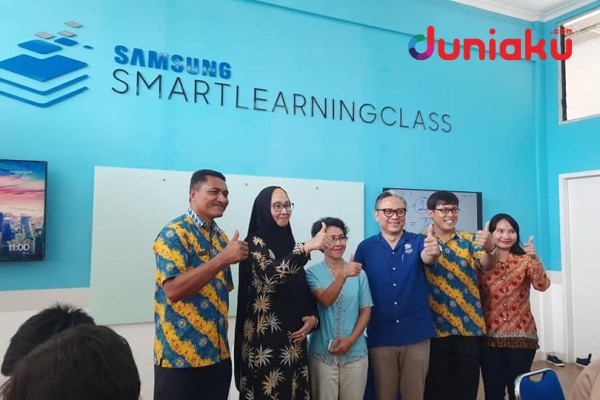 Keren! Samsung Bangun Smart Learning Class Level SMA di Bangka!