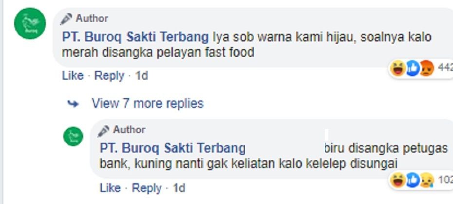 Gaet Netizen dengan Humor, Ojek Online Buroq Viral!