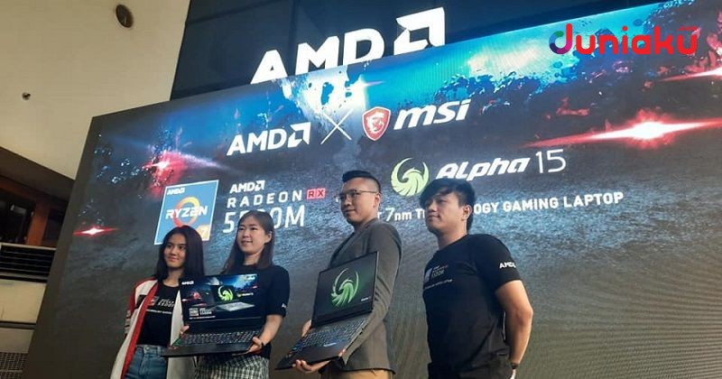 Pertama dengan Teknologi 7nm, Laptop Gaming MSI Alpha 15 Resmi Hadir!