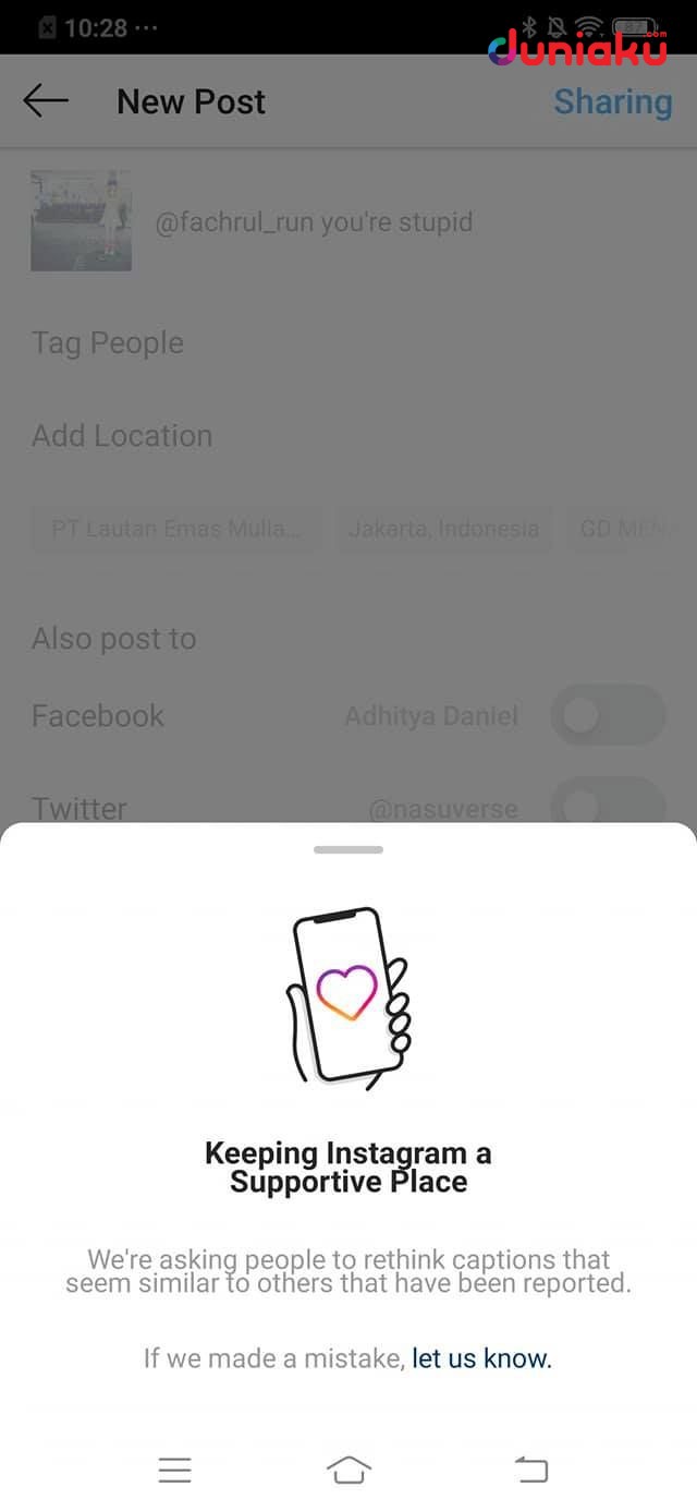 Update Baru: Instagram Beri Peringatan Untuk Komentar Bully!