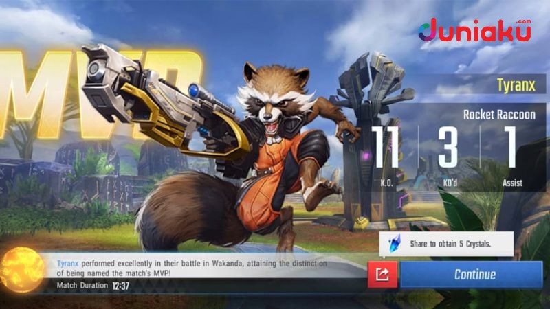 Tip Bermain dan Build Rocket Raccoon di MARVEL Super War!