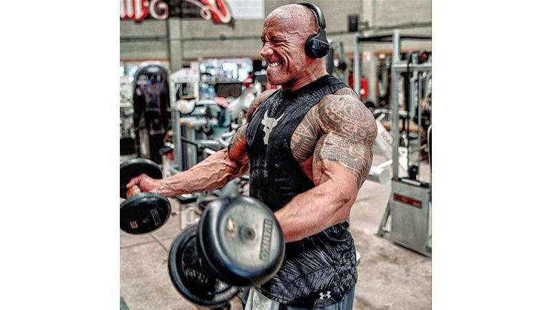 The Rock Pamer Persiapan Jadi Black Adam di Intagramnya!