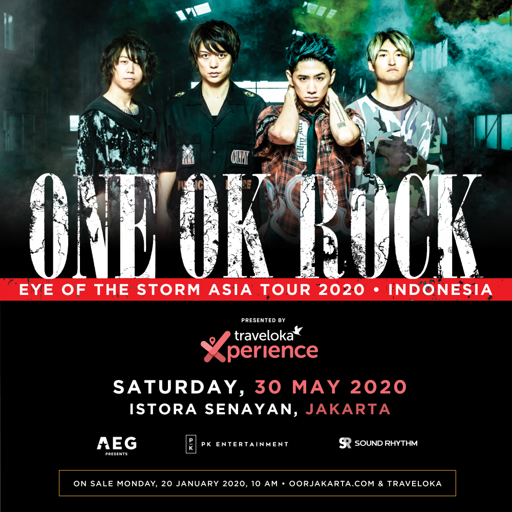 Tambah Satu Hari! Pre-Order Konser One OK Rock Buka Lagi!