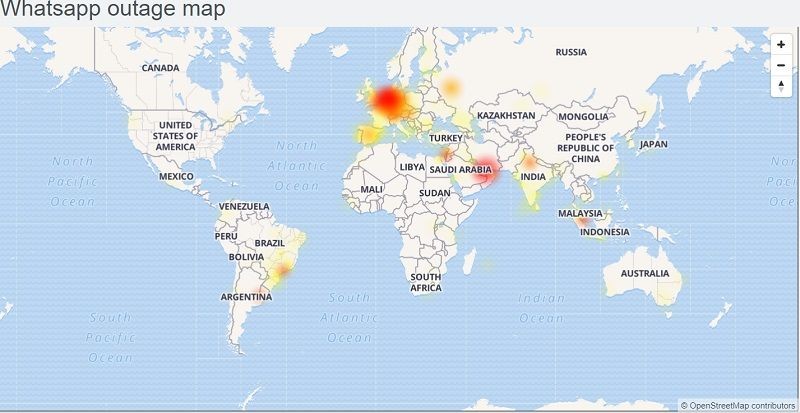 whatsapp outtage detector