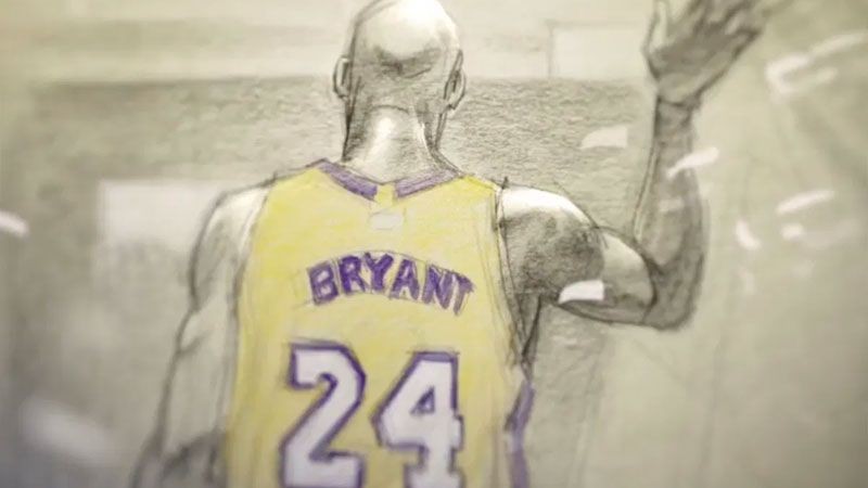 Mengenang Kobe Bryant Lewat Animasi Dear Basketball