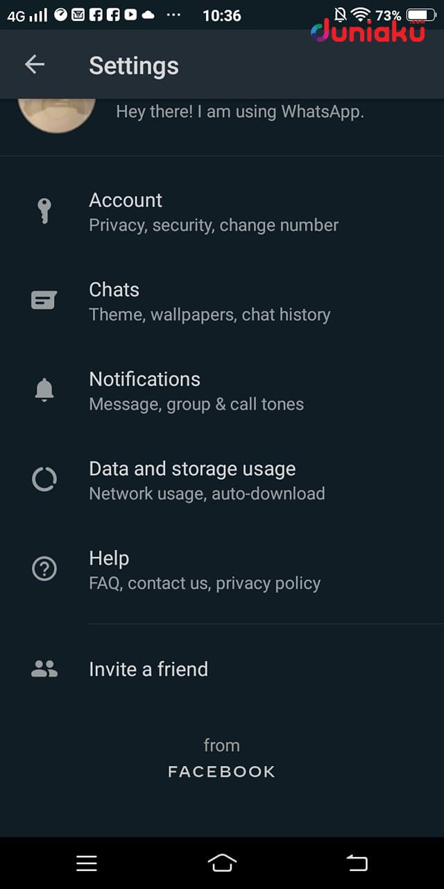 WhatsApp Dark Mode