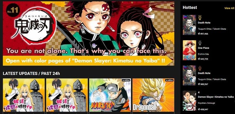 Lampaui One Piece, Bab Spesial Death Note Rajai Peringkat Manga Plus!