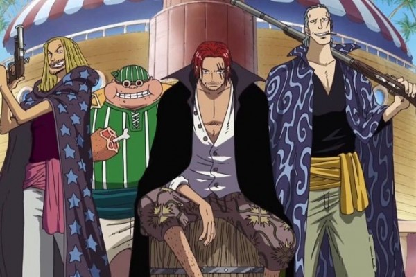Tiga Komandan Shanks di One Piece Semuanya Pengguna Senjata Api?