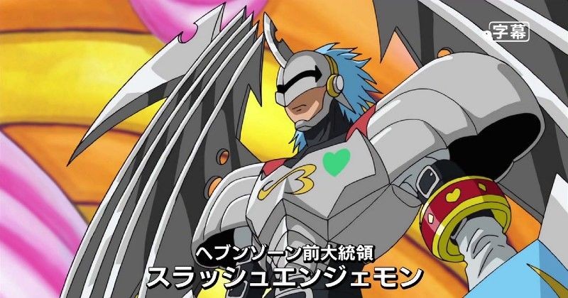 SlashAngemon Digimon Xros Wars
