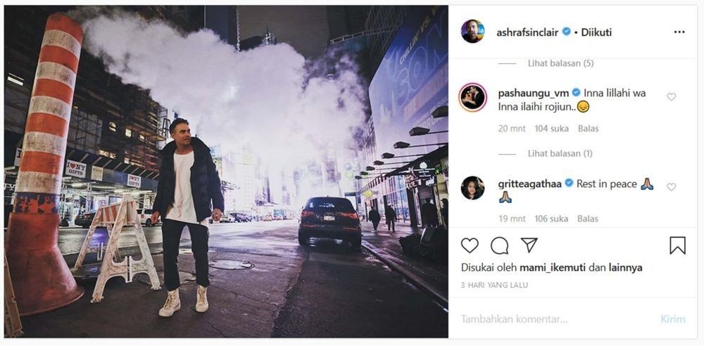 13 Ucapan Belasungkawa dari Rekan Artis untuk Mendiang Ashraf Sinclair