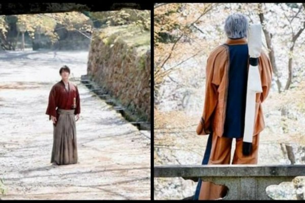 Akun Twitter Film Rurouni Kenshin Perlihatkan Foto Kenshin dan Enishi