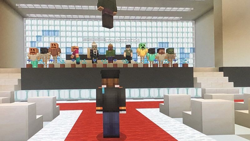 Murid SD Jepang Rayakan Upacara Kelulusan di Minecraft