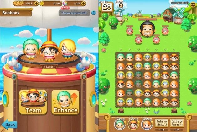 One Piece Bon! Bon! Journey!! Game Baru untuk Smartphone Kalian!