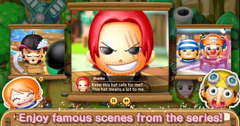 story scene one piece bon! bon! journey!! smartphone android mobile game