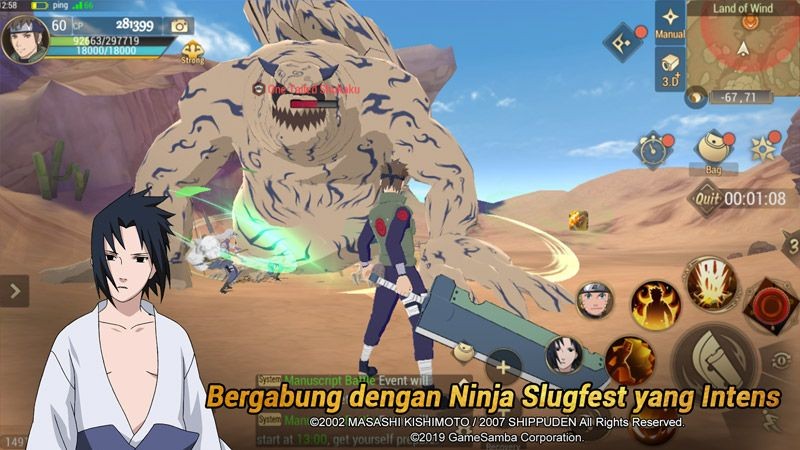 Game MMO Mobile Naruto Slugfest Hadir di Indonesia