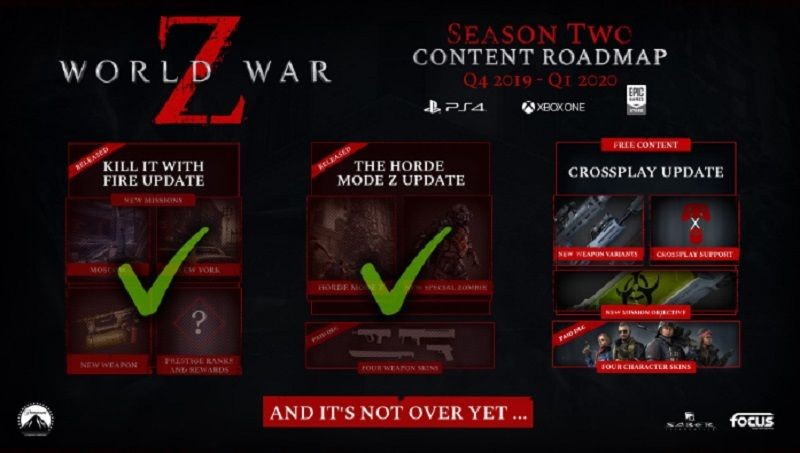 Hingga 2 April, World War Z Gratis di Epic Games Store!