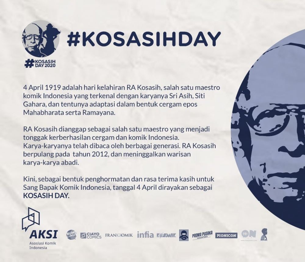 30 Hari Komik Indonesia? Perayaan Kosasih Day 2020 Akan Dimulai!