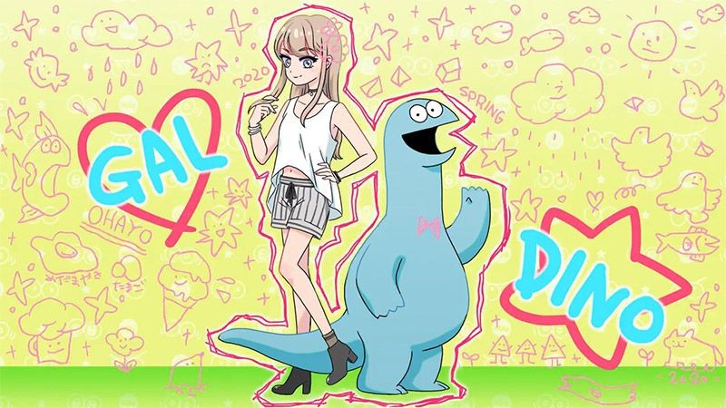 Anime Dinosaurus Lucu Gal & Dino Tayang Secara Resmi di Youtube