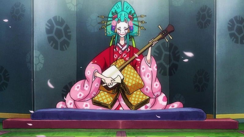 one piece - komurasaki playing music.jpg