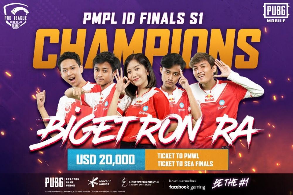Lanjut ke SEA! Bigetron RA Juarai PUBG Mobile Pro League ID 2020 S1!