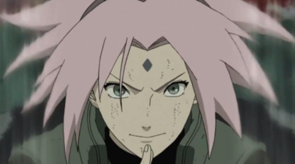 Naruto: Apa Sih Simbol Berlian di Kening Sakura? Ini Penjelasannya