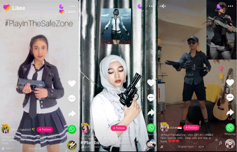 PUBG Mobile dan Likee Kolaborasi Untuk #PlayInTheSafeZone