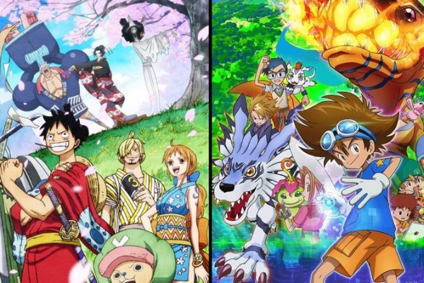 Toei Liburkan Anime One Piece dan Digimon Adventure 2020 Karena Corona