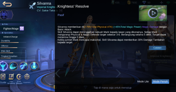 Guide Hero Silvanna Mobile Legends, Biar Makin Mantap Menghajar Musuh!