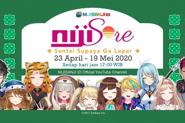 Ngabuburit Online Bersama NIJISANJI ID di NIJISORE