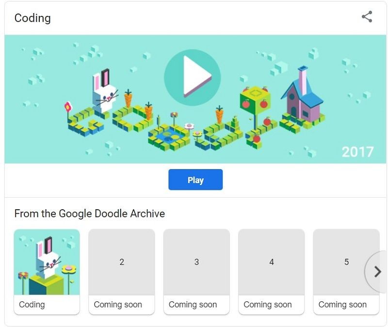 Game Google Doodle Populer Diluncurkan Kembali untuk Hibur Pengguna